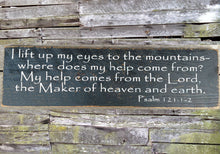 Load image into Gallery viewer, Psalm 121 Wooden Sign
