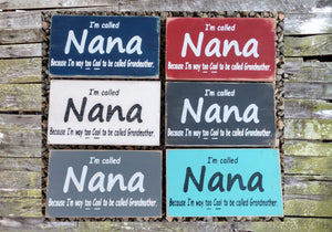 Personalized Sign for Grandmother, Nana, Gift for Grandmother, Grandparent's Day Gift, Grandmother's Birthday Gift, Grandma Gift