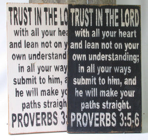 Trust In the Lord With All Your Heart